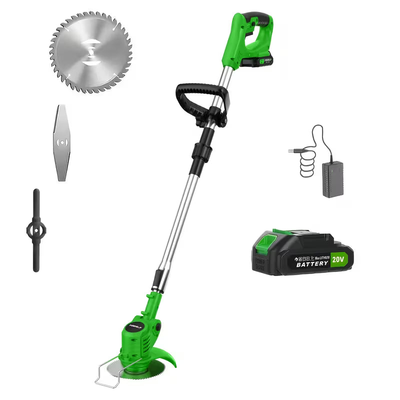 ZAVELLO™ 21V Cordless Electric Weed Wacker | 3-in-1 Lawn Trimmer, Edger & Garden Cutter with 3 Blades